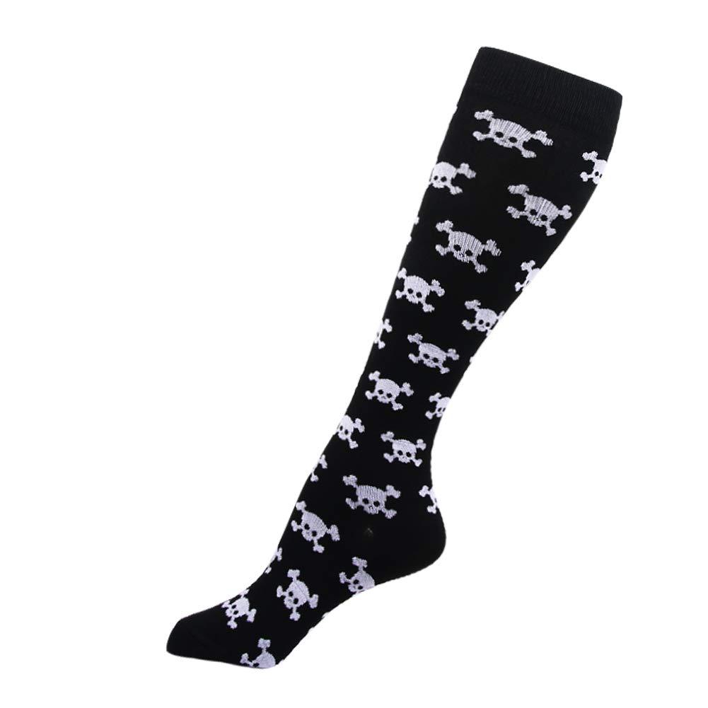 20-30 mmHg High Elastic Graduated Stockings Trainer Sports Skull Compression Sock for Varicose Veins Wholesale